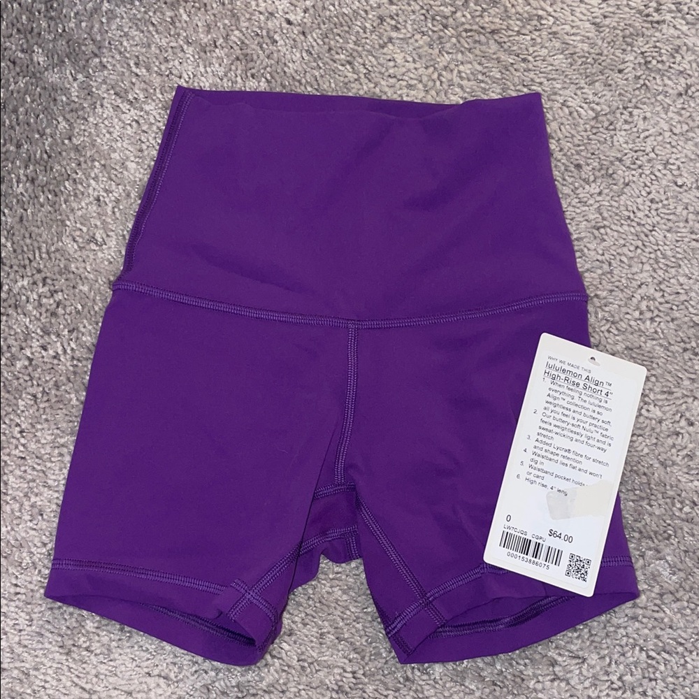 Lululemon Athletica Align 4inch